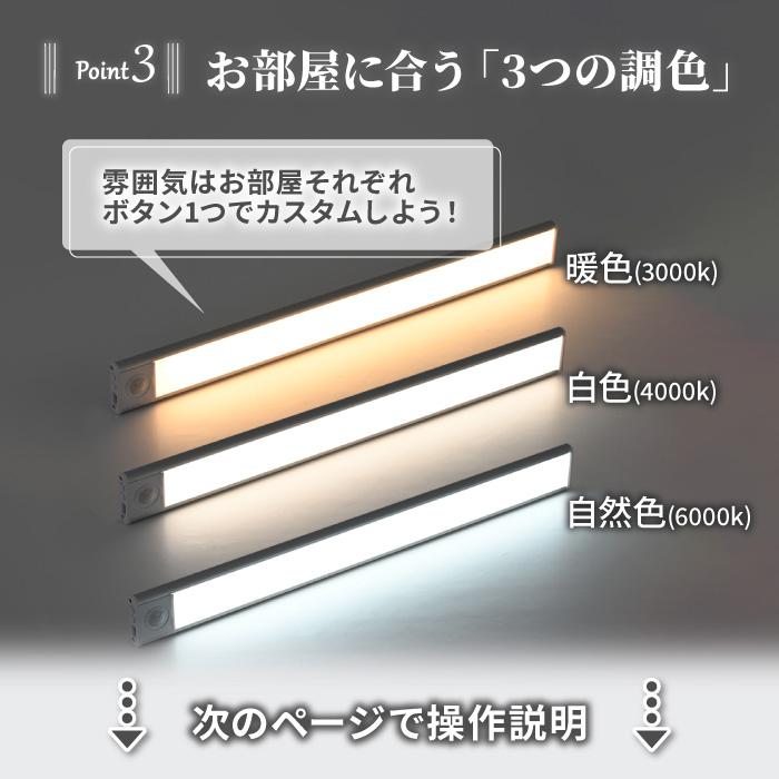 ♥️大特価♥️ LEDセンサーライト 分厚い USB充電式 2200mAh 大容量電池