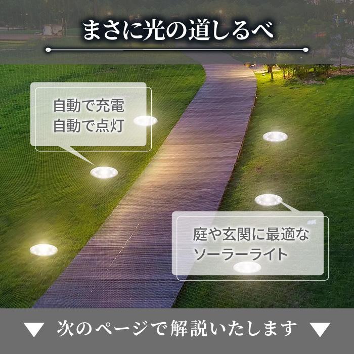 ソーラーライト LED 屋外 防水 埋め込み 玄関灯 4個セット – WAYetTO